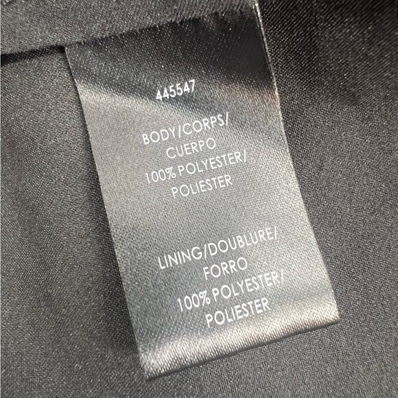 Monique Lhullier Eva lace dress floral black white sz 14 - Picture 8 of 10